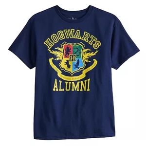 Harry Potter Kids Graphic Tee, Small, Navy, NWT